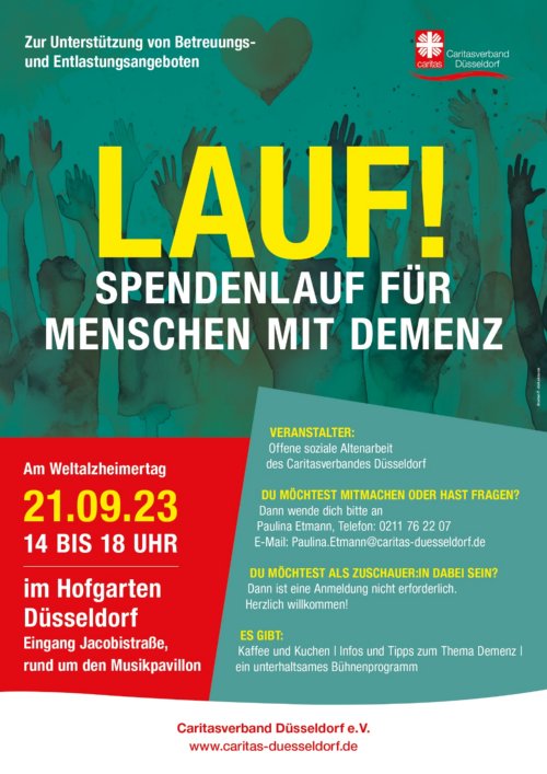 Caritas_Plakat Spendenlauf